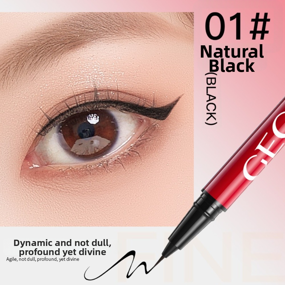 Waterproof Liquid Eyeliner Pen - Delineador Líquido Super Fino e Durável,