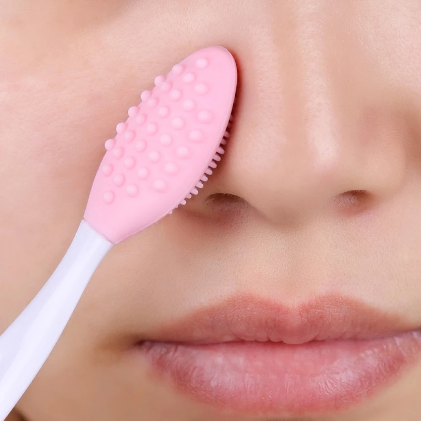 Silicone Face Scrubber Electric - 1pc/4 pçs beleza cuidados com a