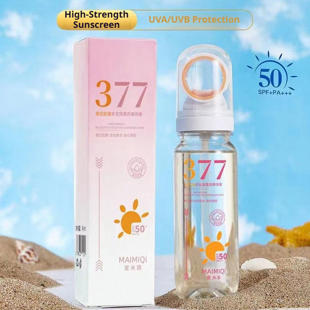 MAIMIQI 90g 377 Spray Protetor - Spf 50 Waterproof Sunscreen avaliação e preço