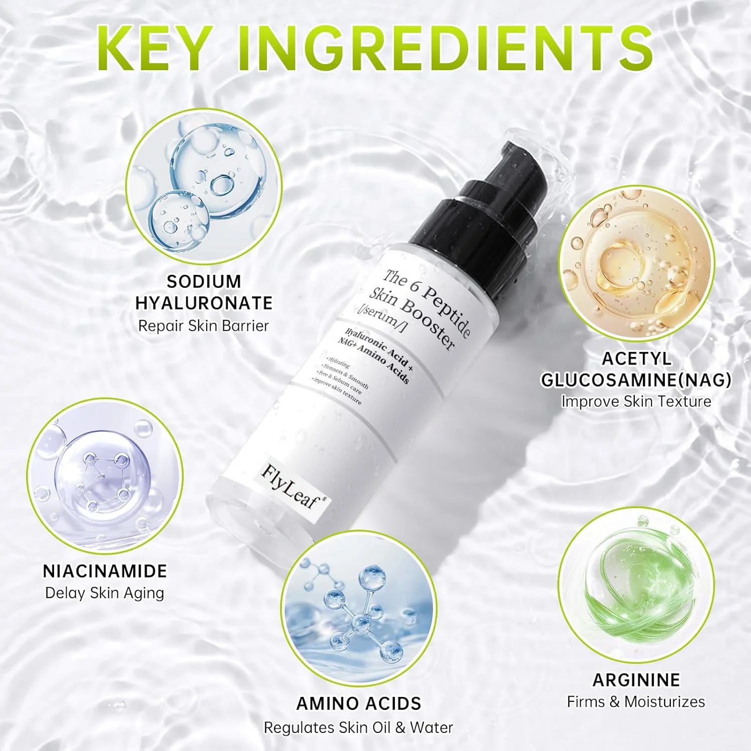 Tônico Facial Peptídico de 150 - Hyaluronic Acid Facial Serum avaliação e preço