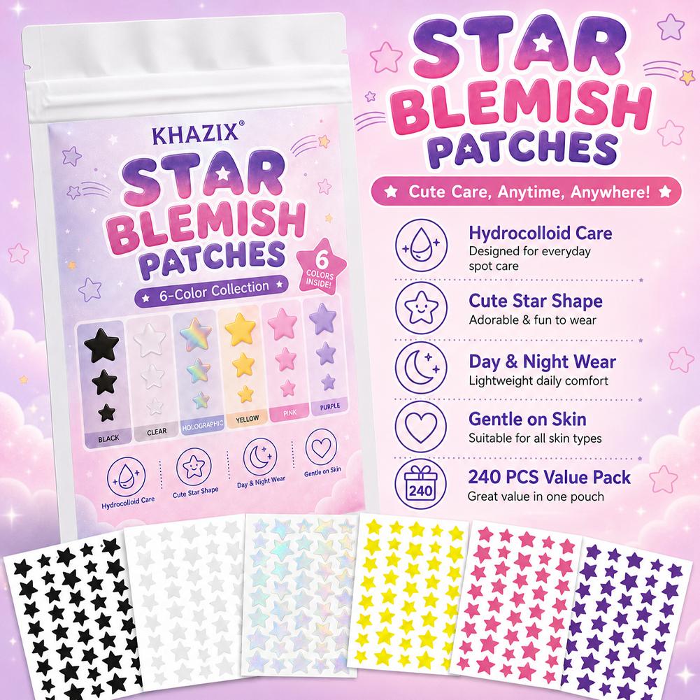 240 Adesivos Estrela para Espi - Hydrocolloid Pimple Patch avaliação e preço