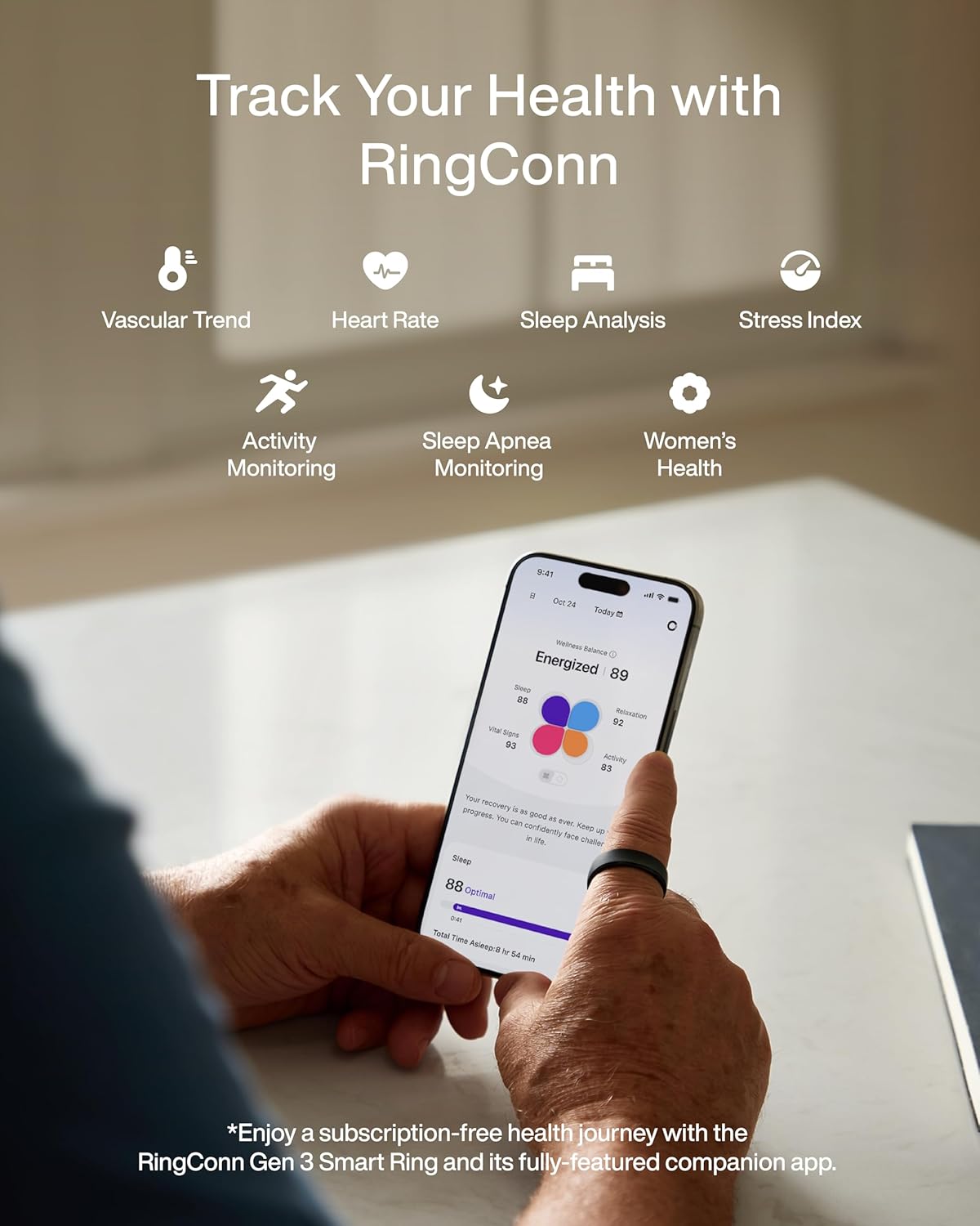 Anel Inteligente RingConn Gen  - Health Monitors avaliação e preço