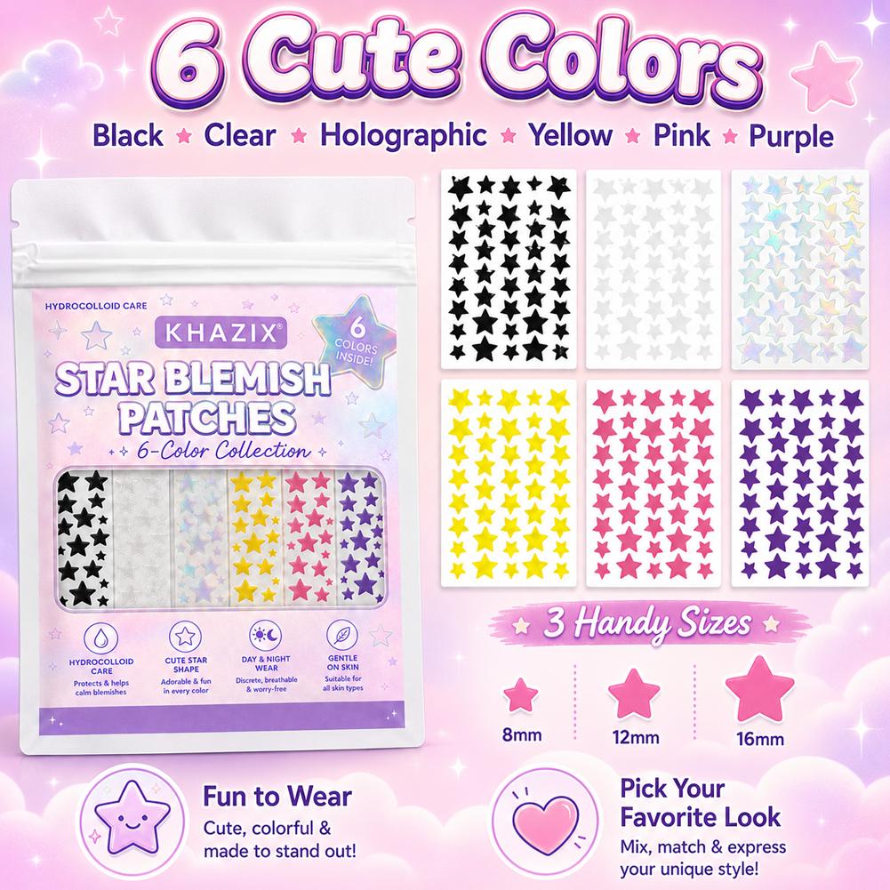 240 Adesivos Estrela para Espi - Hydrocolloid Pimple Patch avaliação e preço