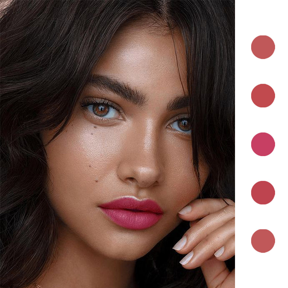DNM 18 Cores Batom Líquido Mat - Matte Velvet Lip Tint Long Lasting avaliação e preço