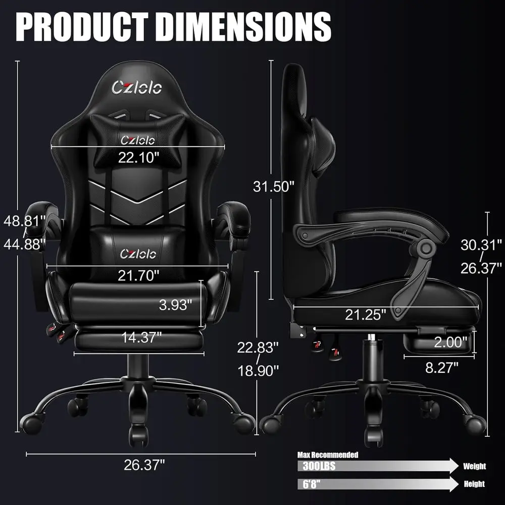 Cadeira Ergonômica para Jogos  - Massage avaliação e preço