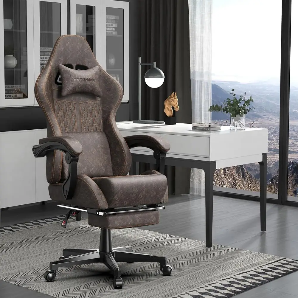 Cadeira de jogos ergonômica co - Massage avaliação e preço