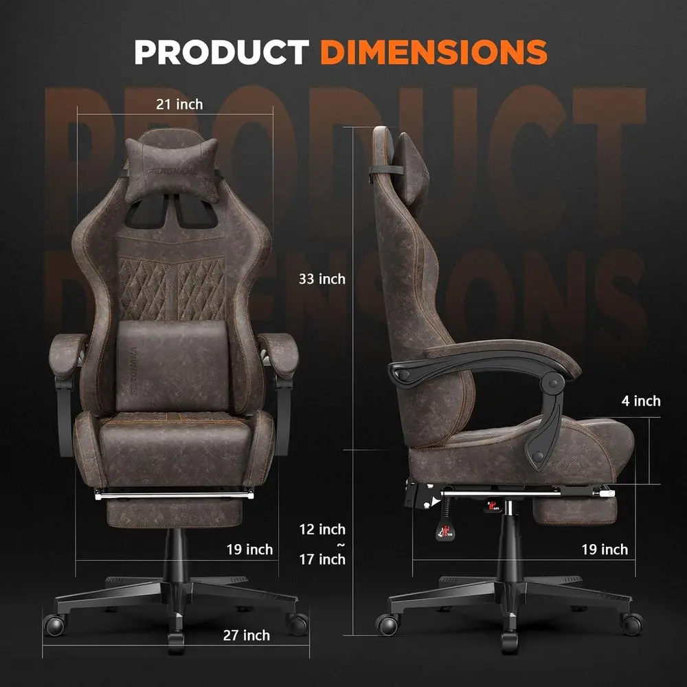 Cadeira de jogos ergonômica co - Massage avaliação e preço