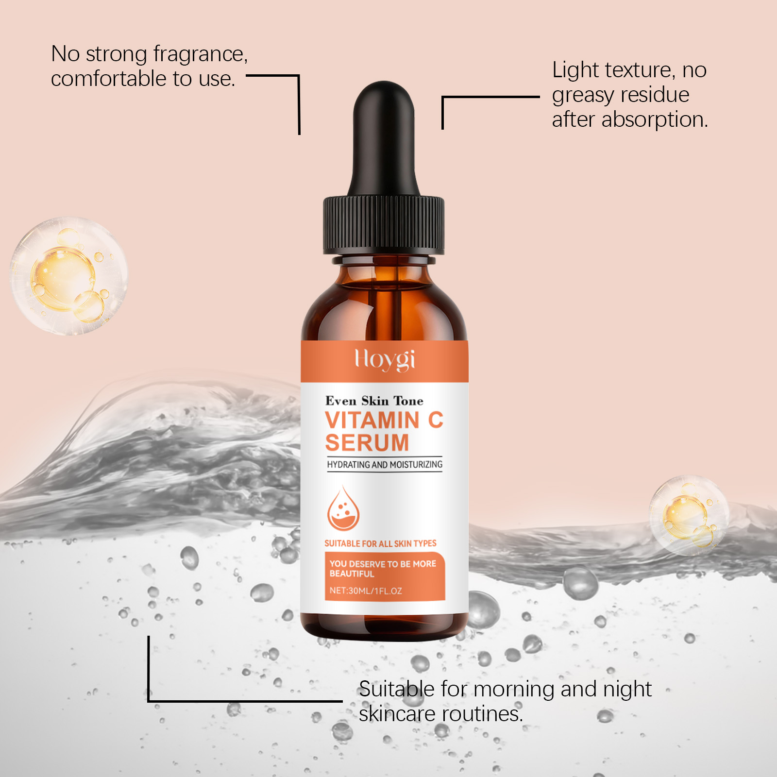 Sérum de Vitamina C para o Ros - Hyaluronic Acid Facial Serum avaliação e preço